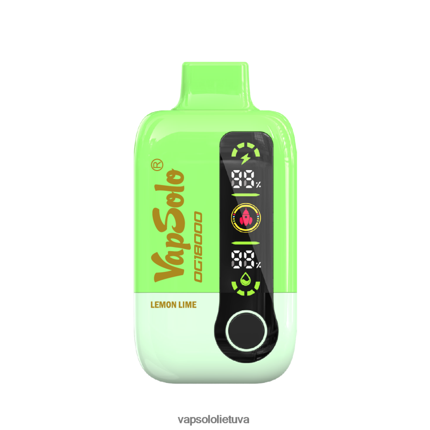 VapSolo Flavours - VapSolo DG18000 vienkartiniai garai DZ482B50 citrininis laimas