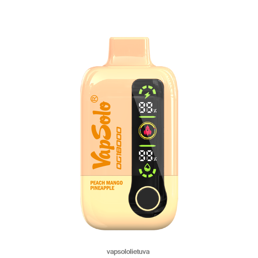 VapSolo Flavours - VapSolo DG18000 vienkartiniai garai DZ482B53 persikų mango ananasai