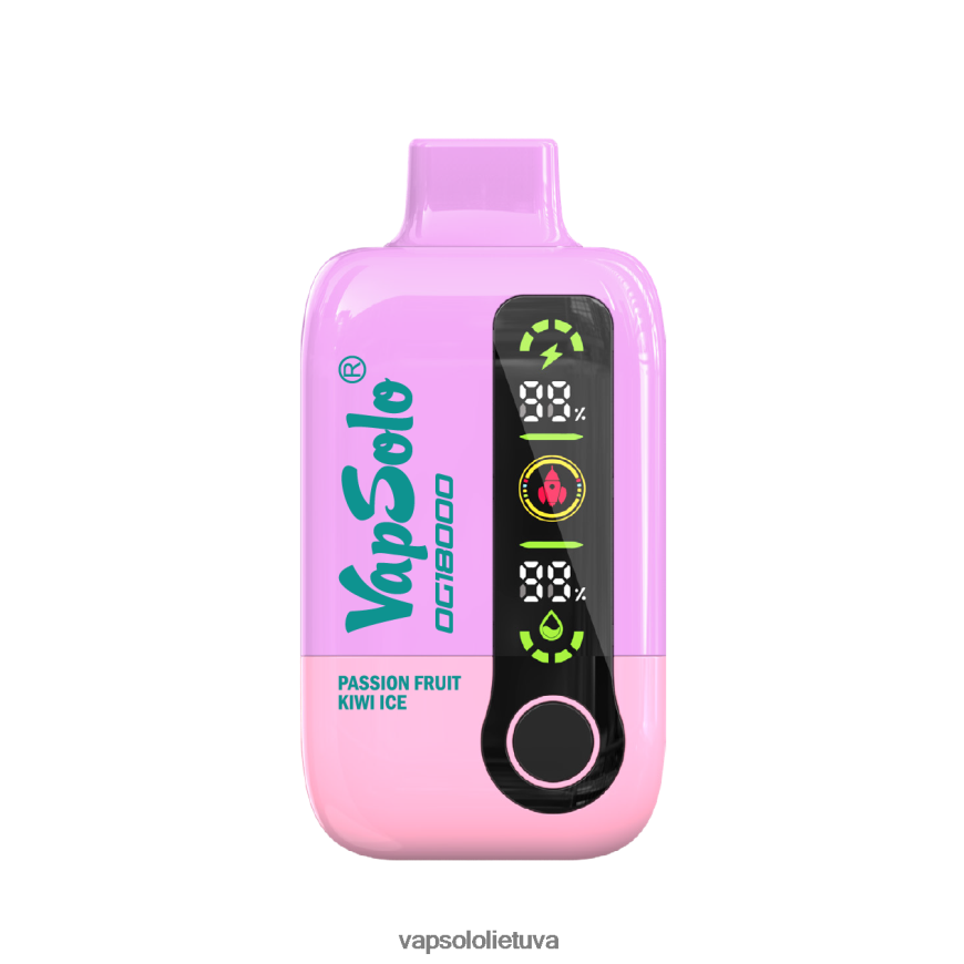 VapSolo Lietuva - VapSolo DG18000 vienkartiniai garai DZ482B52 pasiflorų vaisių ledas