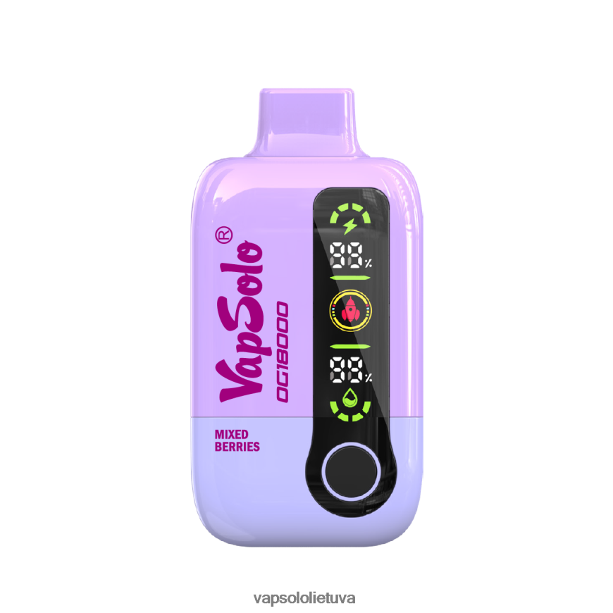 VapSolo Review - VapSolo DG18000 vienkartiniai garai DZ482B51 mišrios uogos