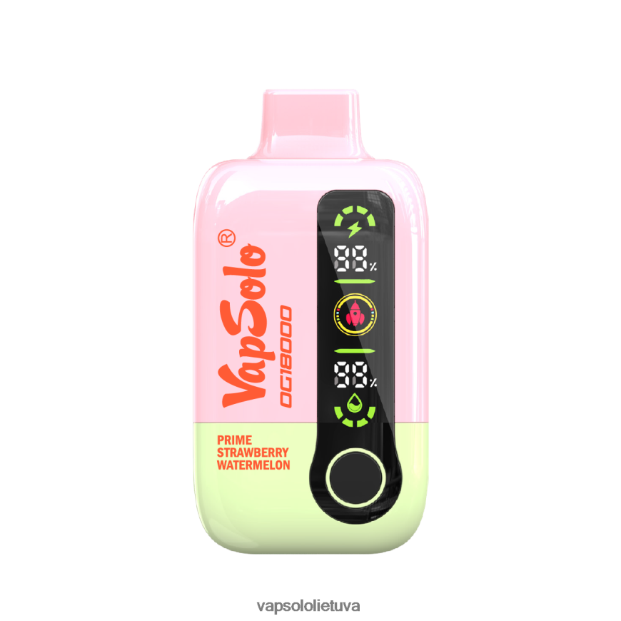 VapSolo Review - VapSolo DG18000 vienkartiniai garai DZ482B54 pagrindinis braškinis arbūzas