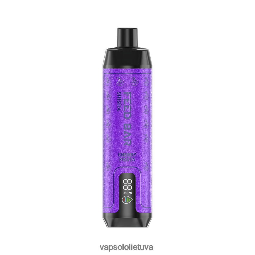 VapSolo Flavours - VapSolo SHISHA vienkartiniai garai DZ482B5 vyšnių fiesta