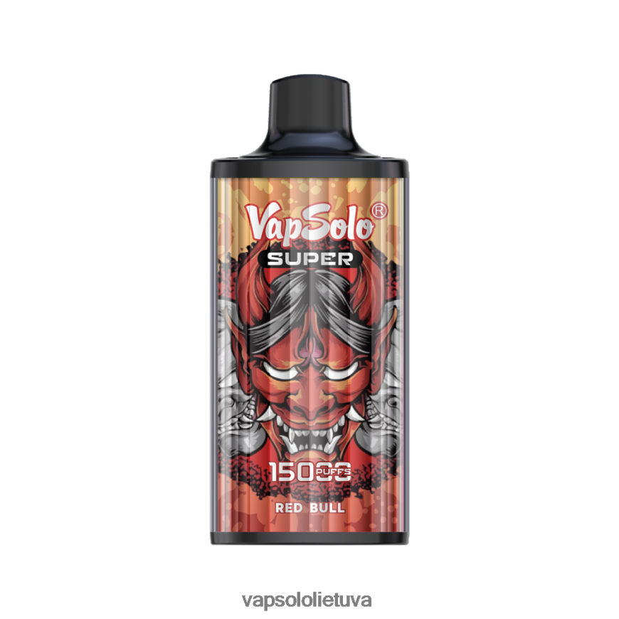 VapSolo Flavours - VapSolo SUPER vienkartiniai garai DZ482B20 raudonasis bulius