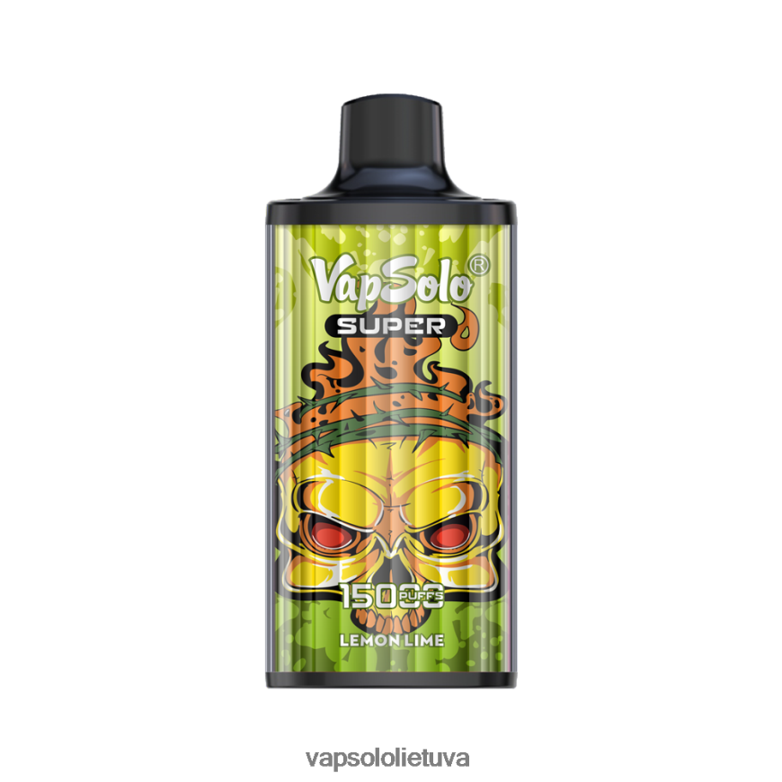 VapSolo Review - VapSolo SUPER vienkartiniai garai DZ482B18 citrininis laimas