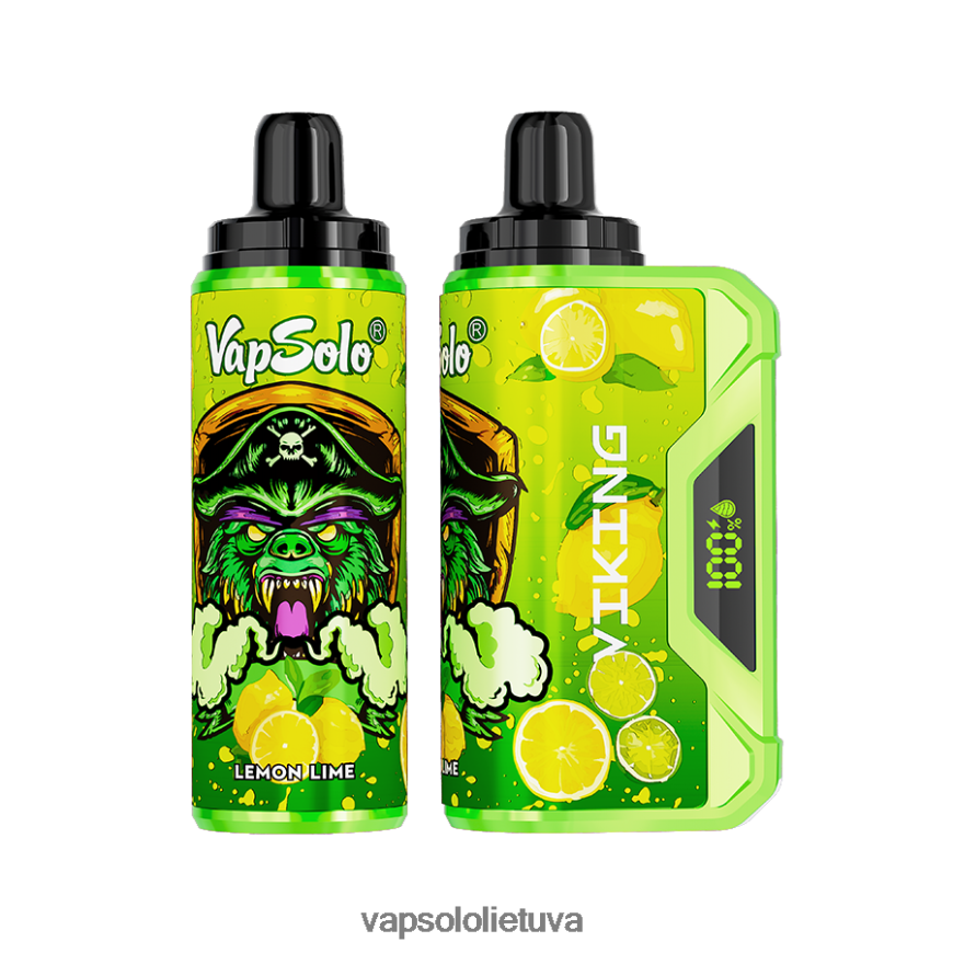 VapSolo Lietuva - VapSolo VIKING vienkartiniai garai DZ482B40 citrininis laimas
